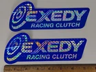 Lot of 2 EXEDY Clutch Racing Decals Stickers NHRA Hot Rod NASCAR Shiny  Pr