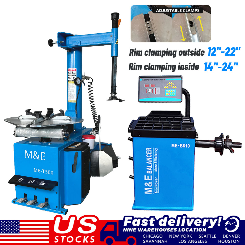 KATOOL 2.0 HP M&E Tire Changer Machine 24 Inch Wheel Balance