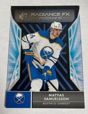 Mattias Samuelsson 2021-22 SPx Radiance F/X #RFX-68 Rookie RC Sabres