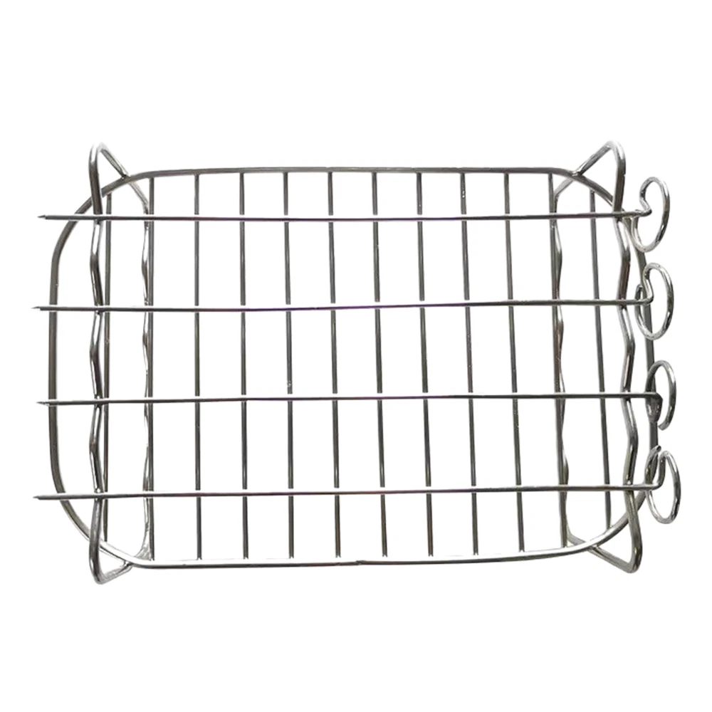 Air Fryer Rack Stainless Steel Double Basket Grill Sticks Accessories For Ninja