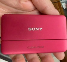 Sony Cyber-shot DSC-TX55 Digital Camera Red 5x Optical Zoom 16.2 MP AF Lock