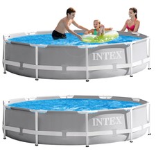 INTEX Prism Frame Swimming Pool auch mit Pump...