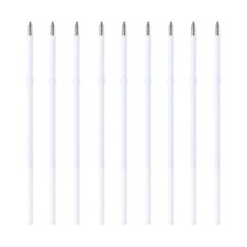 30 pcs 1mm Black Color Replaceable Ballpoint Pen Refills School Office Suppli...