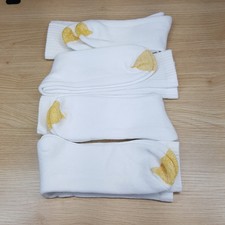 GOLD TOE Mens Crew Socks White 4-Pack Harrington Sport Cushioned