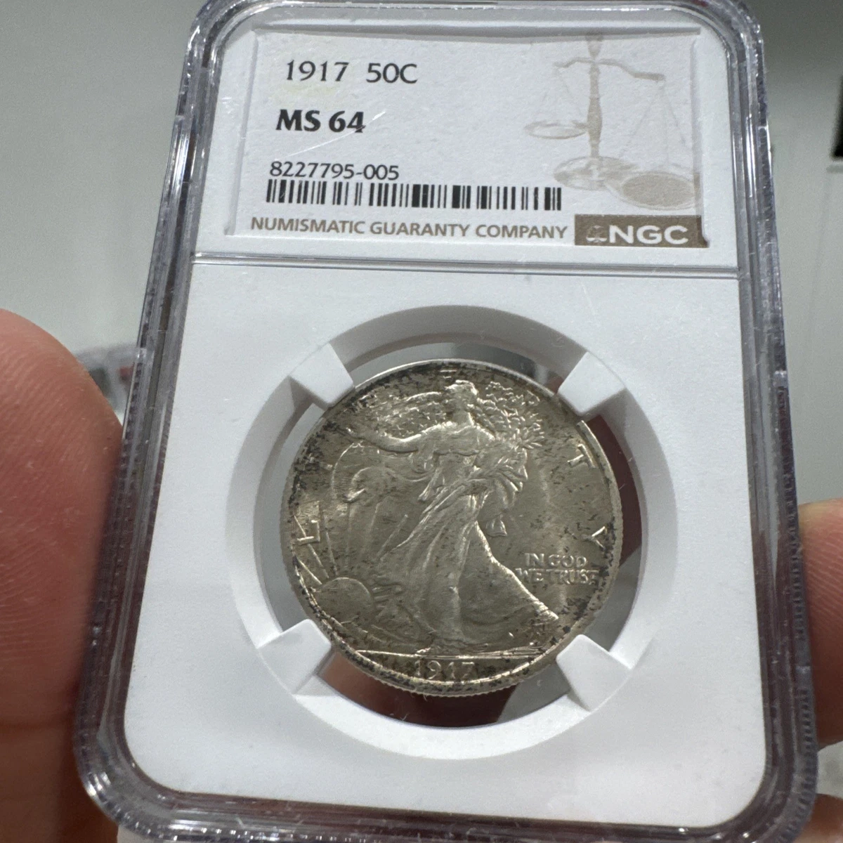 NGC 1917 Year Liberty Walking Half Dollars (1916-1947) for sale | eBay