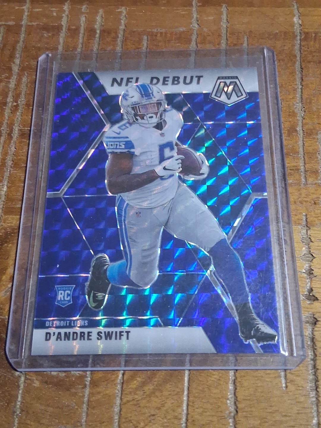 2020 Mosaic D'Andre Swift Blue Mosaic Prizm Rc /99