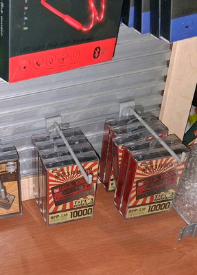 Remax Red Cassette Tape Style 10,000mah Power Bank Portable Charger