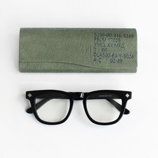 US-Type Modified Safety Glasses Pure Black/Clear