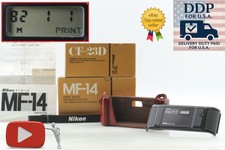 w/ CF-23D Bottom Case MINT Boxed Nikon MF-14 Data Back for F3 F3HP From JAPAN