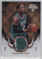 2015-16 Panini Totally Certified Materials Gold 6/10 Jared Sullinger #TCM-JS 4v2