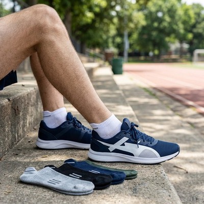 5Pack Breathable Running Ankle Socks, Anti-Sweat Low Cut Sports Short Socks Set
