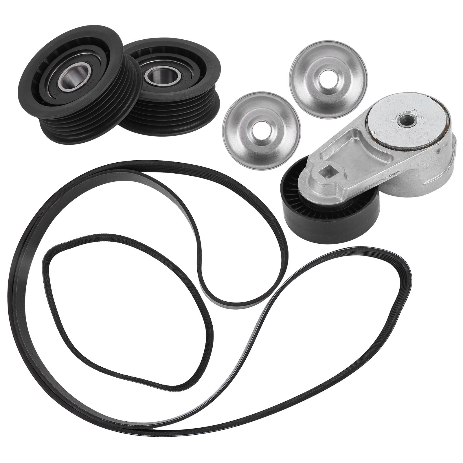 Belt Tensioner Idler Pulley Kit For Maserati Quattroporte 3.0L V6 2013 2014-2016