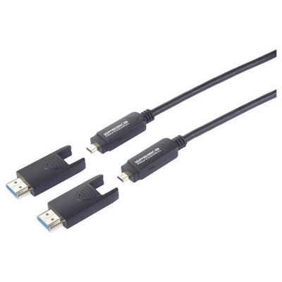 SpeaKa Professional SP-13597800 Fiber Optic / HDMI Cable HDMI-A Plug, HD Plug