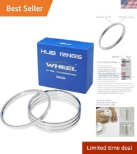 Hub Centric Rings, 125.1 125.2 to 121.3 Set of 4, Aluminium Alloy Hubrings, 8...