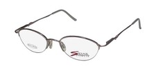 NEW SWANK DAHLIA EYEGLASSES CAT EYE 174 PURPLE HALF-RIM WOMENS METAL 51-19-140