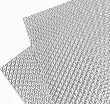 Automotive Embossed Aluminum Exhaust Heat Shield for Car Muffler Barrier Battery