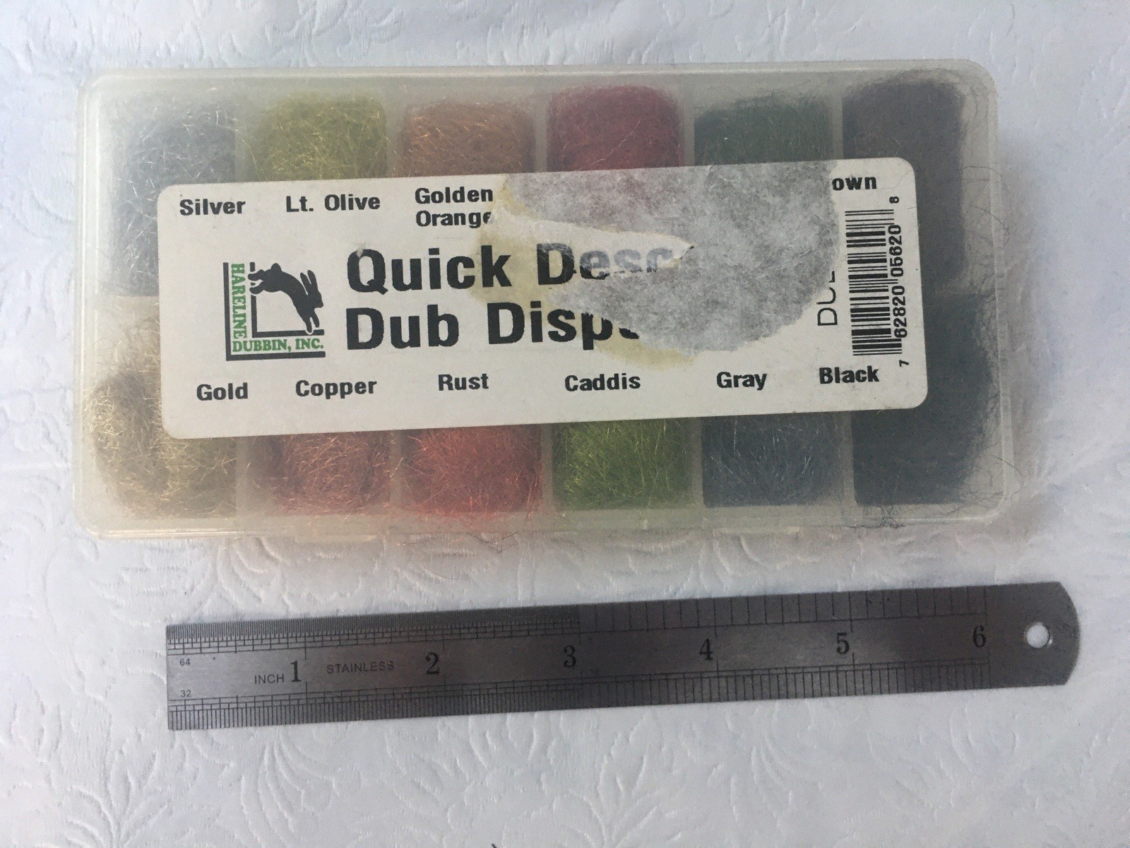 Fly Tying Sparkle Dubbing Hareline Dubbin Quick Descent Multicolor Dispenser