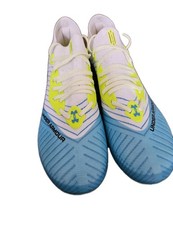 Under Armour 3027240-100 W Shadow Elite 2.0 FG Soccer Cleats White Blue US 9
