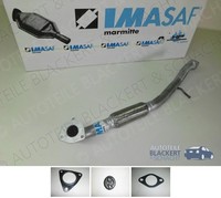 Imasaf Auspuff Hosenrohr/Flexrohr + Anbauteile FüR Hyundai Santamo 2.0 1999-2002