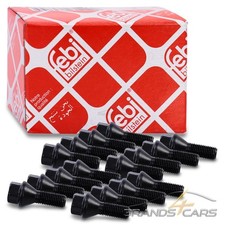 16x FEBI BILSTEIN RADSCHRAUBEN M12x1,5x26 mm VERZINKT SW17 RADSCHRAUBE 31880831