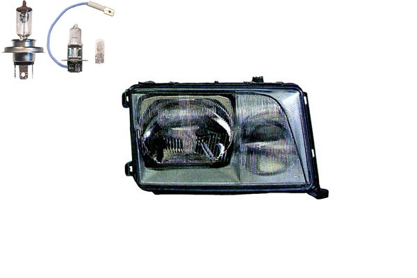 Scheinwerfer Passend FüR Mercedes W124 07/93-06/95 Rechts Mit Leuchtmittel-image