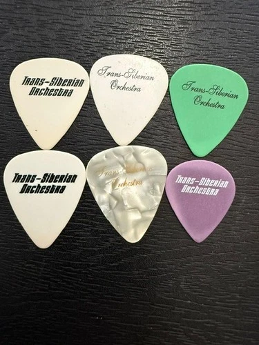TRANS-SIBERIAN ORCHESTRA /  TSO / TESTAMENT/ SAVATAGE  / (6)  TOUR  GUITAR PICKS