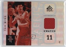 2005-06 Upper Deck NBA Reflections Fabric Swatch Yao Ming #FR-YM HOF lz7