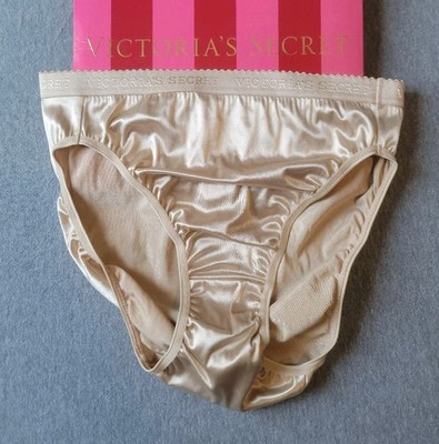 Victoria's Secret Second Skin Satin Signature Brief Panties VTG NEW NWT Large
