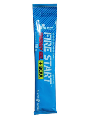 Olimp Fire Start Energy Gel + BCAA 36g Zielone Jabłko