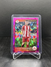 2024-25 Topps Merlin UEFA Christos Mouzakitis RC Rookie Pink Atomic 041/199 #134