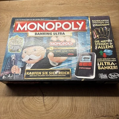 Monopoly Banking Ultra - Hasbro - Komplett - Brettspiel mit Bankkartenleser 2015 - Bild 1 von 4