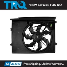 TRQ Engine Radiator Cooling Fan Assembly for 15-18 Kia Sedona New
