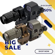 Holy Warrior S1 EXPS3 Holographic Red Dot Sight G33 3X Magnifier Shockproof