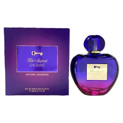Her Secret Desire by Antonio Banderas Perfume for Women EDT 2.7 oz New In Box