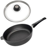 Eurolux Pfanne Ø 24 Cm Hoher Rand Aluguss Antihaft Guss Griff Abnehmbar & Deckel