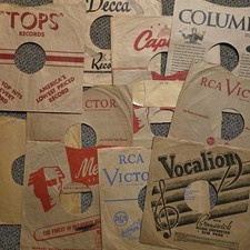 30 Vintage Record Company Inner Sleeves for 10" Vinyl LP Albums 78s
