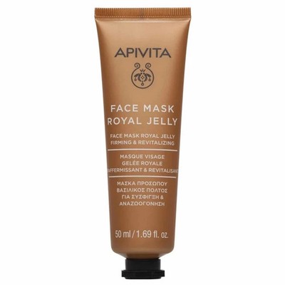 Apivita Face Mask Royal Jelly Firming & Revitalizing,50ml,Hyaluronic,96% Natural