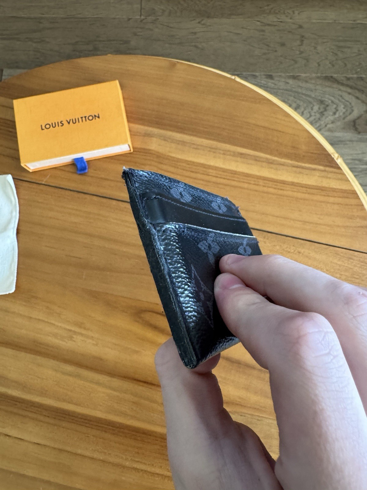 Authentic Louis Vuitton Monogram Eclipse Card Cas… - image 10