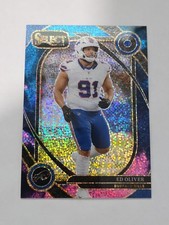 ED OLIVER 2024 SELECT CLUB LEVEL COSMIC PRIZM SSP BUFFALO BILLS #254