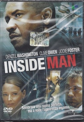 DVD INSIDE MAN mit Denzel Washington Clive Owen Jodi Foster Neu Sealed 2006