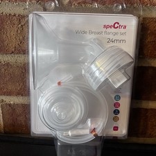 Spectra Breast Pump Wide Shield Flange Set 24mm Replacement Parts MM012302