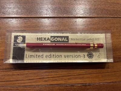 Staedtler Hexagonal Limited Edition Mechanical Pencil Version 3 rare limited