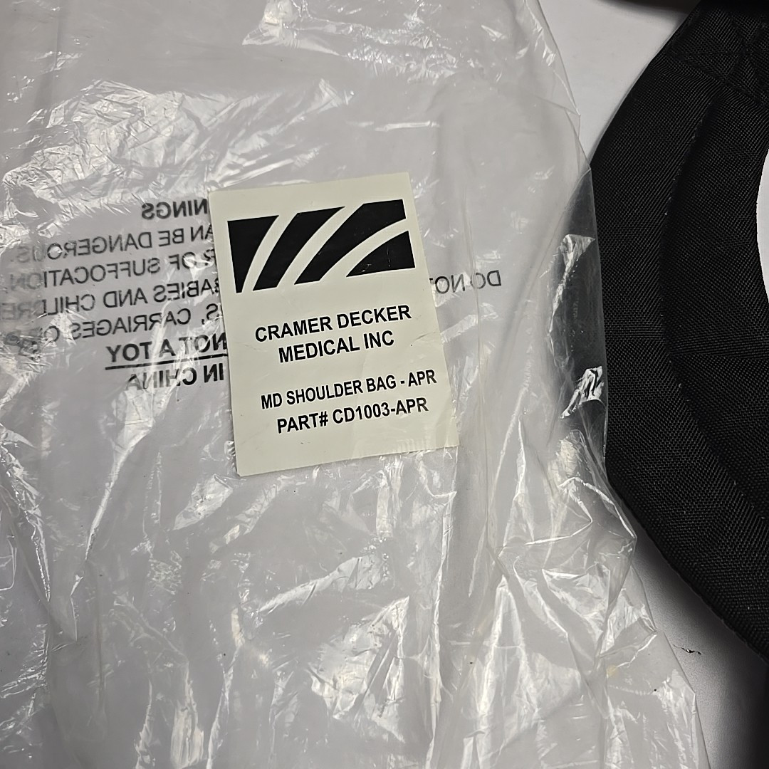 Cramer Decker Medical MD Shoulder Bag Part # CD1003 New Oxygen Tank Cylinder 