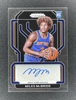 Miles McBride 2021-22 Panini Prizm Rookie Signatures #RS-MMR Auto NY Knicks