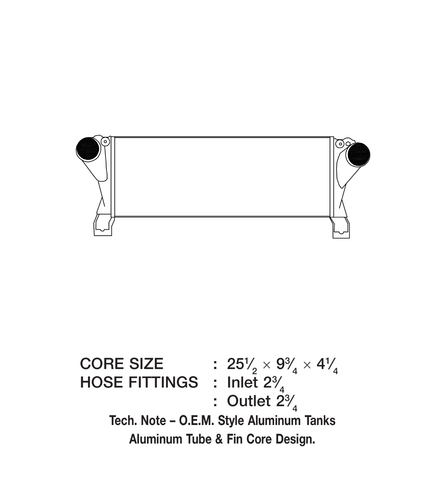CSF Intercooler For 2013-2018 Ram 2500 3500 6.7L 408ci Turbocharged Diesel 6098 - Picture 2 of 3