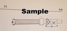 Kienzle Aufzugsstangen Cal.48-49