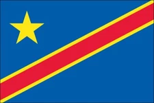 3x5 Foot (90x150 cm) DRC Congo Polyester Indoor/Outdoor Flag with Two Grommets