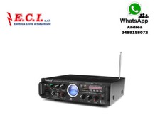 Sunbuck TAV-339B 110V Bluetooth 600W Stereo Karaoke Amplifier With VU Meter