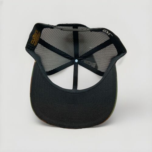 Berretto Baseball Uomo Rosso Cappello Sporco Company Mimetico Nero Maglia Camionista Patch Cap - Foto 4 di 4