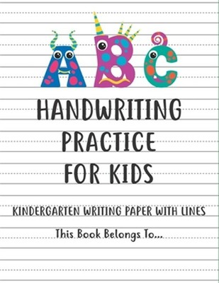 Writing Paper for kids Kindergarten writing paper with lines
